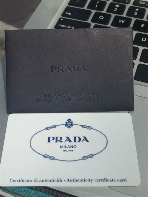 prada fake purse|authenticity card Prada.